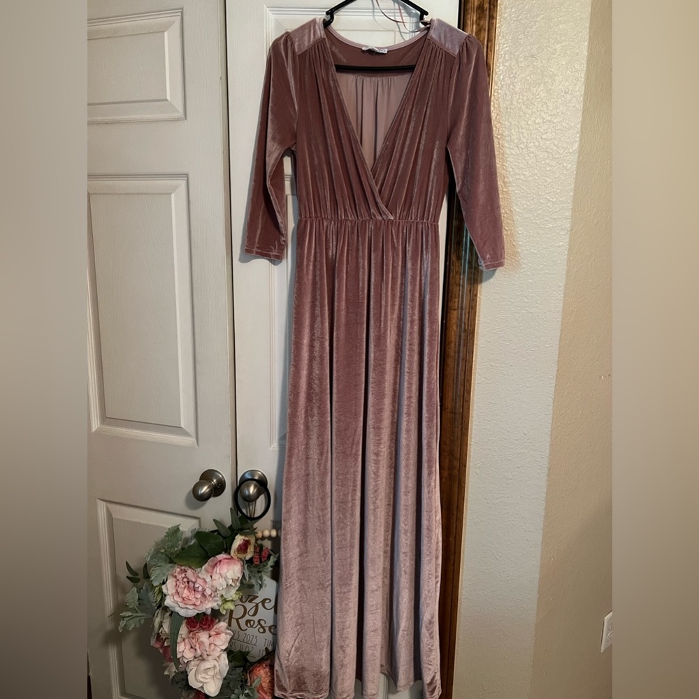 Baltic Born Dress Velvet Blush Size Small